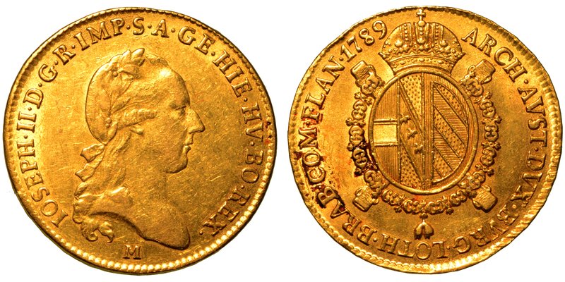 MILANO.
 Giuseppe II d'Asburgo-Lorena (1780-1790) - Monetazione di tipo imperia...