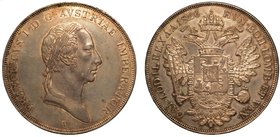 VENEZIA.
 Francesco I d'Asburgo Lorena (1815-1835) - Scudo nuovo 1826. Testa a d. laureata.
R/ Aquila bicipite coronata e caricata dello stemma inqu...