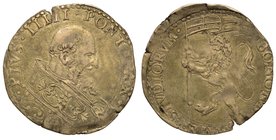 PIO V (1566-1572). BOLOGNA. Bianco. Busto a d. con piviale ornato. R/ Leone vessilifero a s. Munt. 49.
g. 4,80
 Fratture al bordo.
 arg
 MB/q.BB