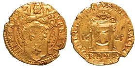 URBANO VIII (1623-1644) - Scudo d'oro 1625.
Stemma sormontato da chiavi decussate e tiara. R/ Porta Santa, nel vano la Veronica, ai lati 16-25. CNI. ...