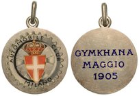 AUTOMOBILE CLUB DI MILANO.
Gymkhana maggio 1905. Medaglia. dim. 29