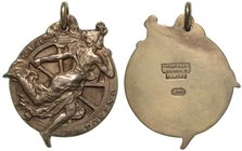 C.A. d'I. TORINO - Medaglia in argento. dim. 37x30
Opus Fumagalli Amerio Torino.
- FESTA DELLE ROSE DELLA PRO MONARCO. Carovana automobilistica 1913...