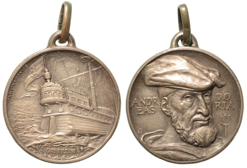 REGIA NAVE A. DORIA - Medaglia s.d. (1916-1943)
Cat. AeB pag. 29
diam. 24
 Op...