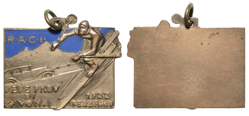 RACI - SAVONA. Febbraio 1933. - Medaglia.
dim. 26x20