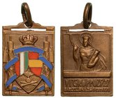 6° GRUPPO 75/27 - Medaglia anno XVII 1937., Cat. Mor. Pag. 88, dim. 16x22
 
La data fa riferimento alla conquista di Barcellona
