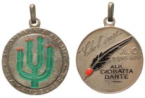 3° COMPAGNIA ALPINA A. CANDELABRA - Medaglia anno XIV 1936.
Opus: S.J.,
diam. 26 argento