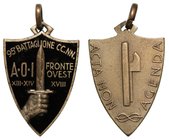 95° BATTAGLIONE CAMICIE NERE A.O.I. FRONTE OVEST - Medaglia anni XIII 1935-XIV 1936/XVIII 1939,
dim.,24x33