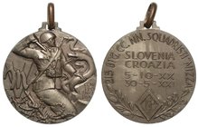 250° BATTAGLIONE CC.NN. SQUADRISTI "NIZZA" - Medaglia anni XX 1942 - XXI 1943.
Opus: C. Affer,
diam. 32