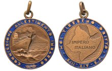 COMMISSIONE ALLESTIMENTO IMBARCO - Medaglia anni XIII 1935 - XIV 1936.
Opus: S.J.,
diam. 26