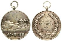 26-11-1911 - 23° REGGIMENTO FANTERIA - Medaglia anno 1911
diam. 32
Usurata
Emessa probabilmente per commemorare i caduti del 23° Fanteria, durante ...