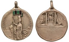 XXI BATTAGLIONE ERITREO CIRENAICA - Medaglia s.d., Cat. Rom.-Zor. 105, diam. 30 argento