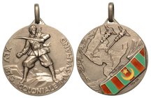 XLV BATTAGLIONE COLONIALE MUSULMANO - Medaglia s.d., Cat. Rom.-Zor. 133a, diam. 30
argento