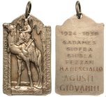GRUPPI SAHARIANI DELLA TRIPOLITANIA - Medaglia anni III 1924 - VIII 1930.
 Cat. Rom.-Zor. 248, 
dim. 22x35
argento
Assegnata al Maresciallo Agusti...