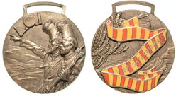 IV BRIGATA COLONIALE A.O.I. - Medaglia s.d., Cat. Rom-Zor. 25a, diam. 34 argento