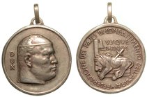 FEDERAZIONE DEI FASCI DI COMBATTIMENTO DELL'AMARA - Medaglia s.d. Opus: N. Conti , diam. 32 argento