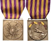 LVI BATTAGLIONE COLONIALE A.O.I. - Medaglia anno XIII 1935., Cat. Rom.-Zor. 140 var, dim. 30x30 argento
