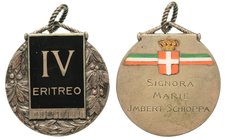IV BATTAGLIONE ERITREO - Medaglia s.d., Cat. Rom.-Zor. 52b, diam. 27
Assegnata a Marie Jmbert Schioppa
