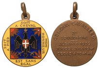 3° SQUADRONE GENOVA CAVALLERIA - Medaglia anno XVII 1939 -XX 1942., diam. 22