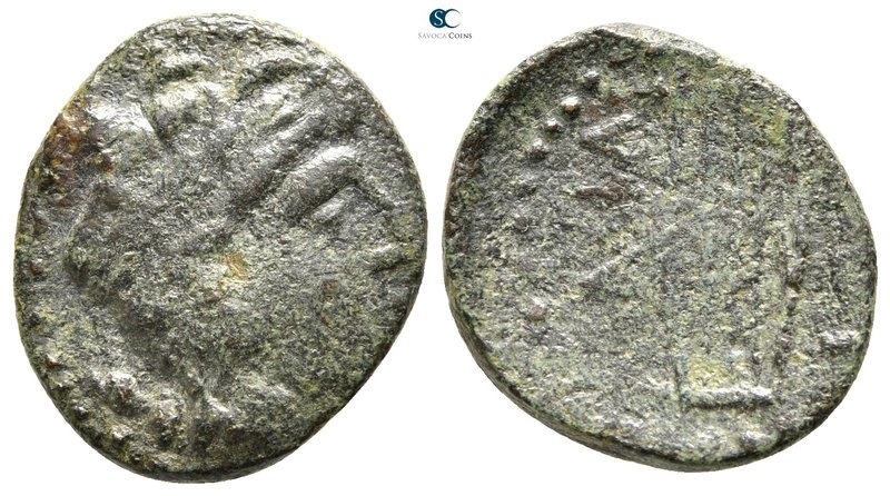 Sicily. Alaisa Archonidea 44-43 BC. 
Bronze Æ

22 mm., 5,46 g.



nearly ...