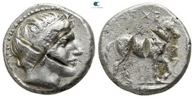 Kings of Macedon. Aigai. Archelaos 36 BC-AD 17. Stater AR