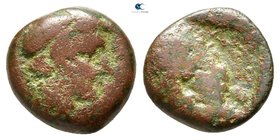 Kings of Macedon. Aigai or Pella. Amyntas II 395-393 BC. Bronze Æ