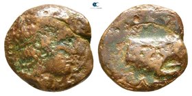 Kings of Macedon. Aigai or Pella. Pausanias 395-393 BC. Bronze Æ