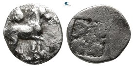 Kings of Macedon. Aigai. Perdikkas II 451-413 BC. Trihemiobol AR
