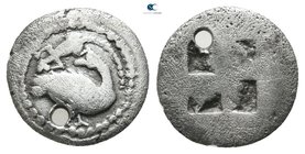 Macedon. Eion 460-400 BC. Obol AR
