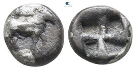 Macedon. Mende 480-460 BC. Tetrobol AR