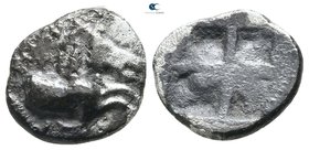Macedon. Sermyle 525-500 BC. Hemidrachm AR