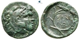 Kings of Thrace. Uncertain mint in Thrace. Macedonian. Lysimachos 305-281 BC. Bronze Æ