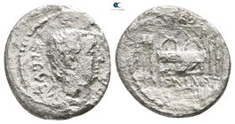 L. Livineius Regulus 42 BC. Rome. Denarius AR
