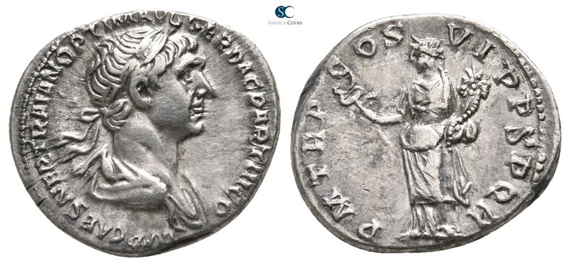 Trajan AD 98-117. Rome
Denarius AR

18 mm., 2,88 g.



good very fine