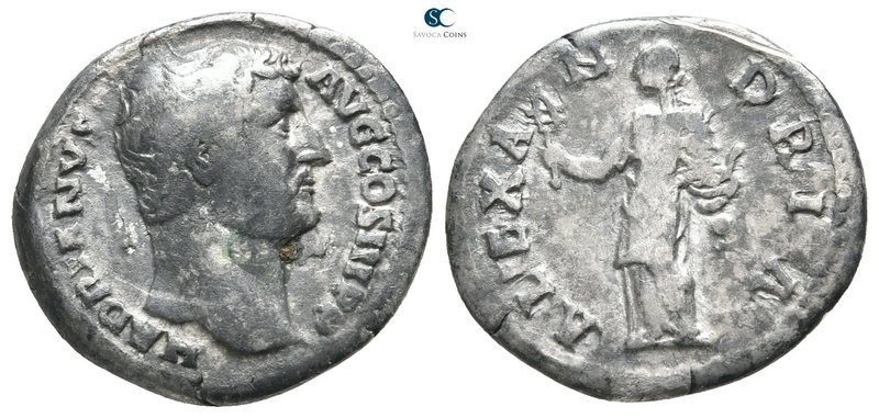 Hadrian AD 117-138. Rome
Denarius AR

18 mm., 3,07 g.



very fine