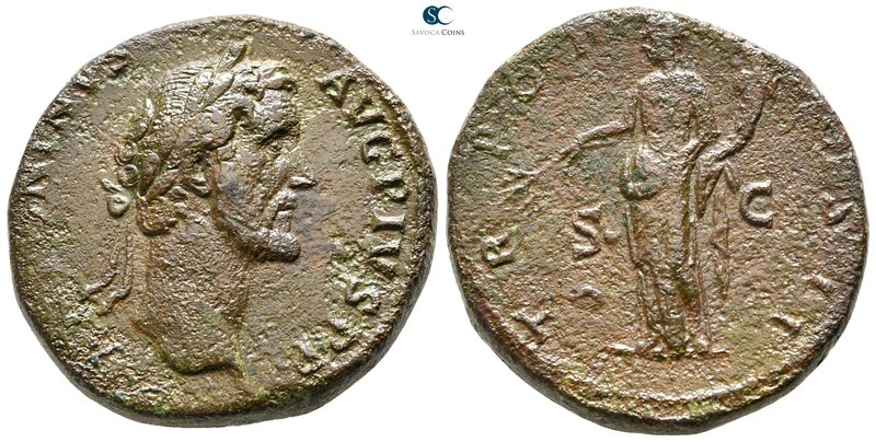 Antoninus Pius AD 138-161. Rome
Sestertius Æ

32 mm., 27,23 g.



very fi...