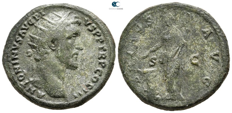 Antoninus Pius AD 138-161. Rome
Dupondius Æ

28 mm., 10,92 g.



nearly v...