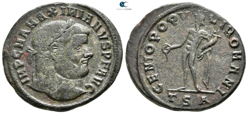 Maximianus Herculius AD 286-305. Thessaloniki
Follis Æ

29 mm., 8,83 g.


...