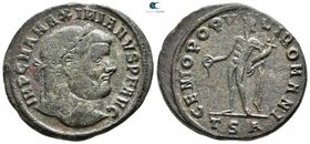Maximianus Herculius AD 286-305. Thessaloniki. Follis Æ