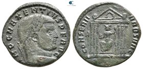 Maxentius AD 306-312. Uncertain mint. Follis Æ