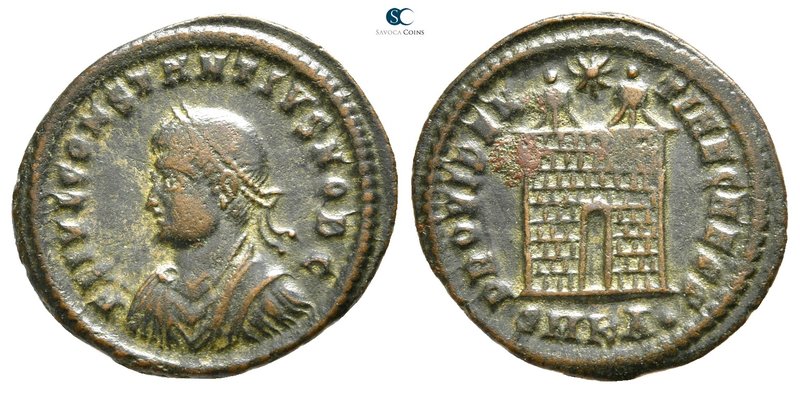 Constantius II, as Caesar AD 324-337. Cyzicus
Follis Æ

20 mm., 2,20 g.


...