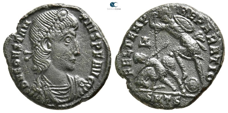 Constantius II AD 337-361. Thessaloniki
Follis Æ

18 mm., 2,53 g.



very...