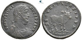 Julian II AD 360-363. Constantinople. Double Maiorina Æ