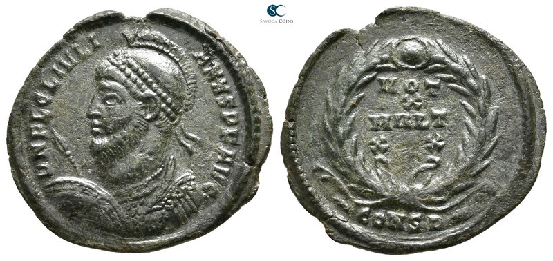Julian II AD 360-363. Constantinople
Follis Æ

21 mm., 2,40 g.



very fi...