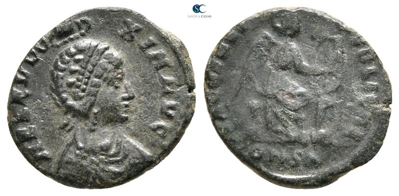 Aelia Eudoxia AD 400-404. Constantinople
Follis Æ

17 mm., 1,88 g.



nea...