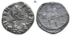 Zeno, second reign AD 476-491. Mediolanum. Half Siliqua AR