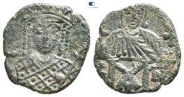 Constantine VI with Irene AD 780-797. Constantinople. Follis Æ