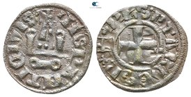 Philipp I of Tarent AD 1294-1332. Denier AR