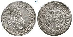 Austria. Leopold I AD 1657-1705. 3 Kreuzer AR 1705