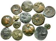 Lot of ca. 14 greek bronze coins / SOLD AS SEEN, NO RETURN!
nearly very fine