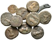 Lot of ca. 11 greek bronze coins / SOLD AS SEEN, NO RETURN!
nearly very fine